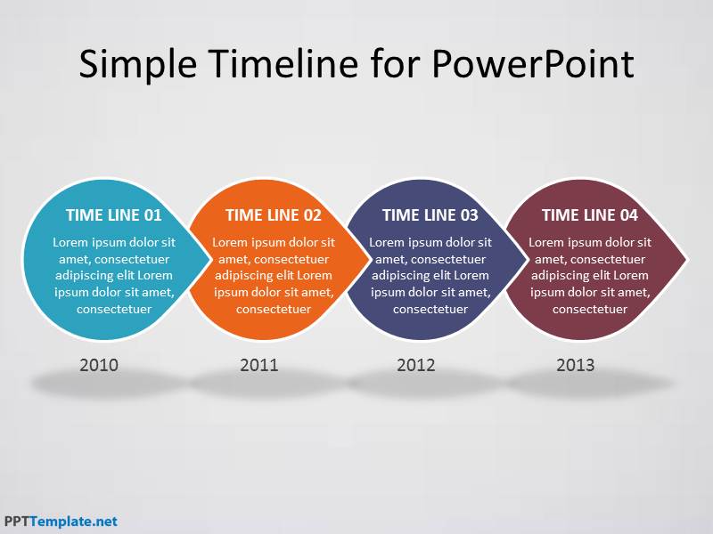 free office timeline powerpoint template
