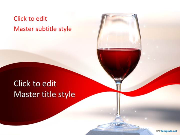 Free Red Wine PPT Template